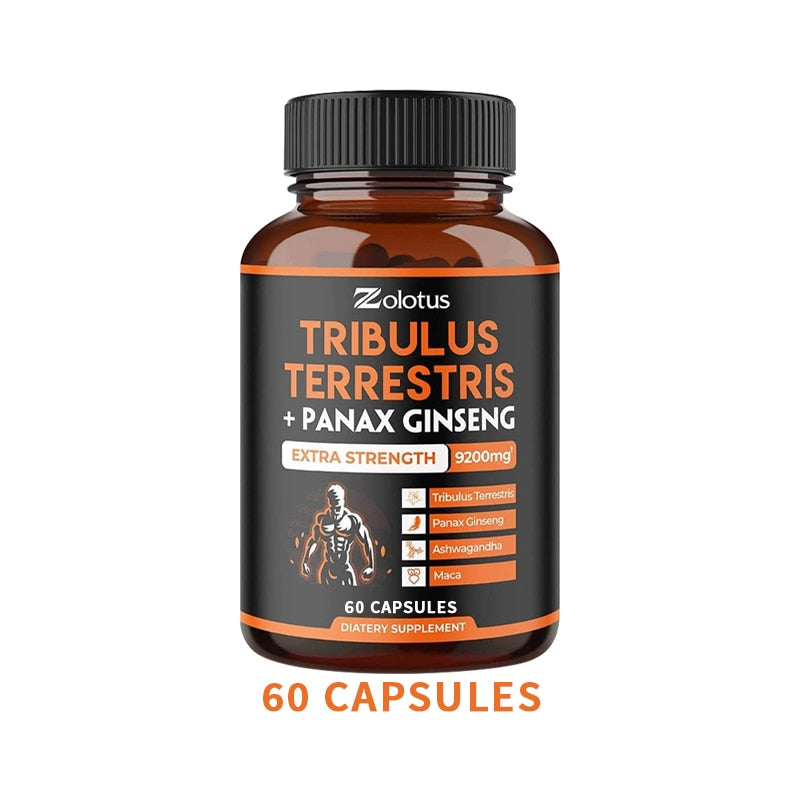 Tribulus Terrestris + Ginseng Capsules - Increase Energy