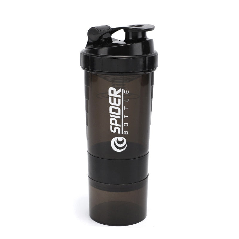 3 Layer Sports Shaker Bottle Protein