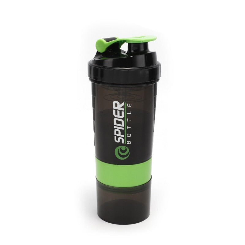 3 Layer Sports Shaker Bottle Protein