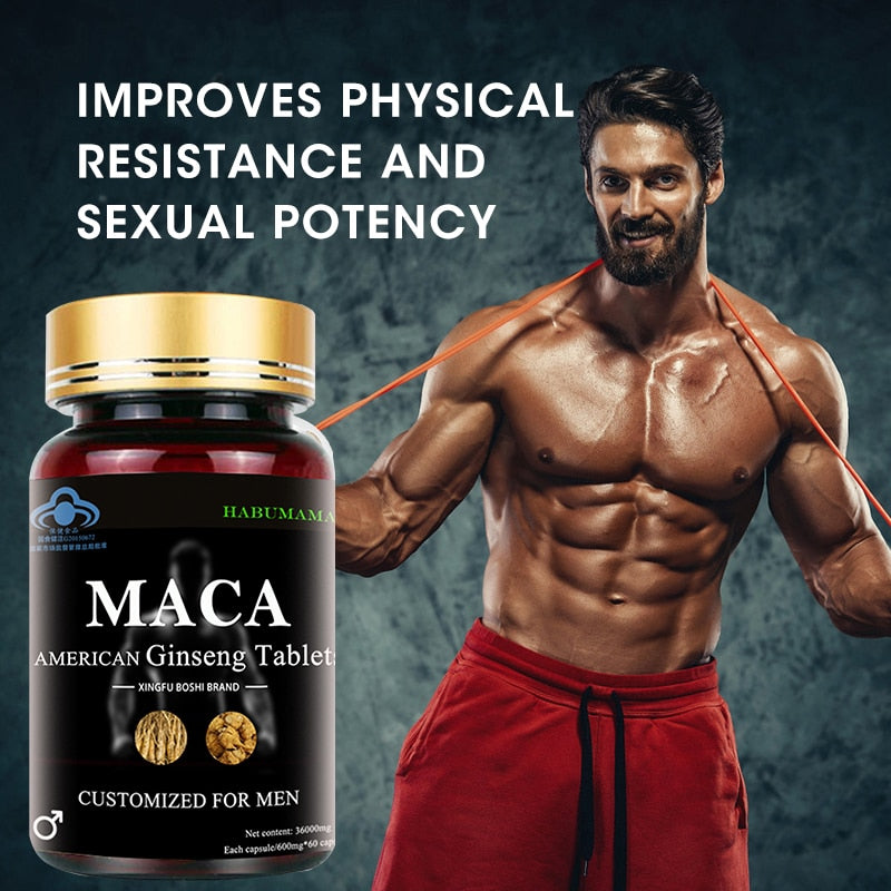 Peruvian Maca Root American Ginseng Supplement